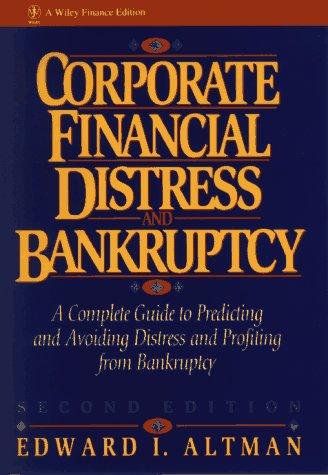Capa de Corporate Financial Distress and Bankruptcy