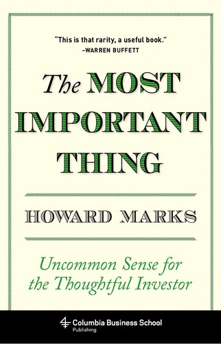 Capa de The Most Important Thing